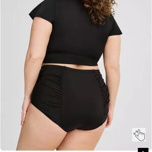 Black High-Waisted Bikini bottoms